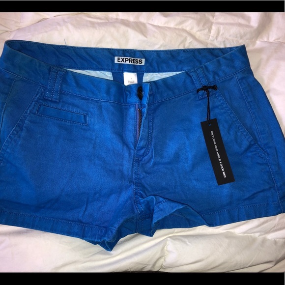 Women’s express blue shorts - Picture 1 of 2